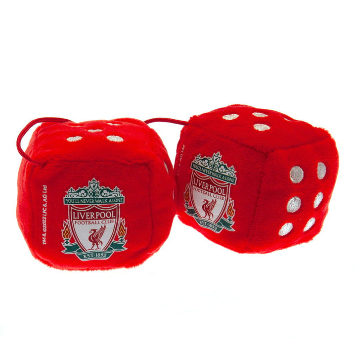 Liverpool Fc Hanging Dice available to buy at www.giftsfinder.co.uk