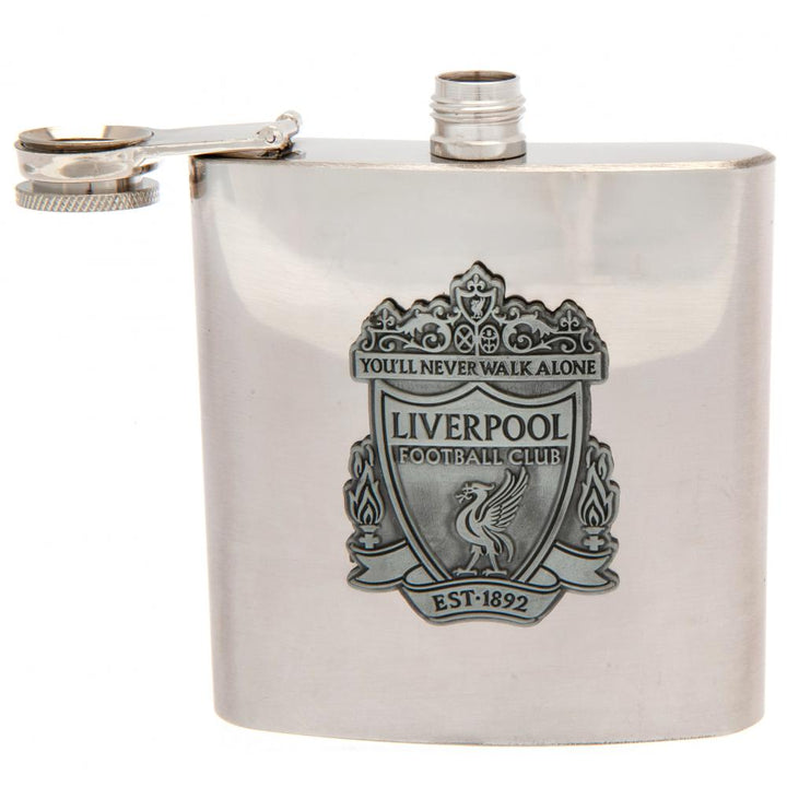 Liverpool Fc Hip Flask available to buy at www.giftsfinder.co.uk