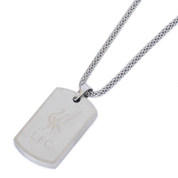 Liverpool Fc Icon Dog Tag & Chain available to buy at www.giftsfinder.co.uk