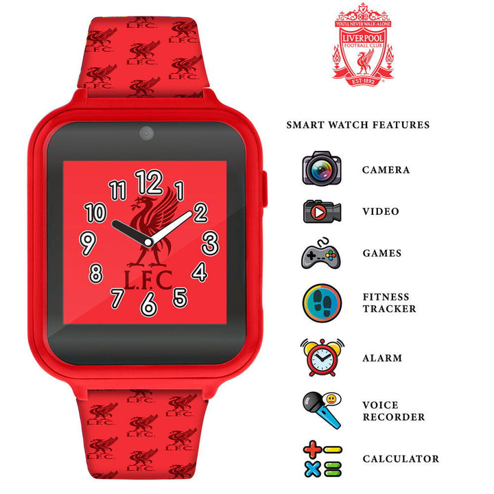 Liverpool Fc Interactive Kids Smart Watch available to buy at www.giftsfinder.co.uk