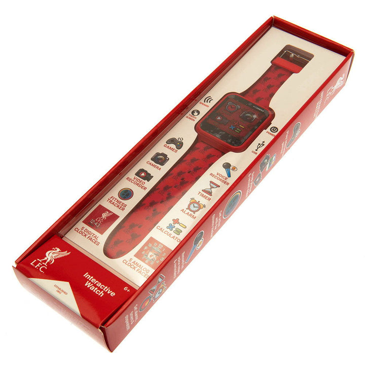 Liverpool Fc Interactive Kids Smart Watch available to buy at www.giftsfinder.co.uk