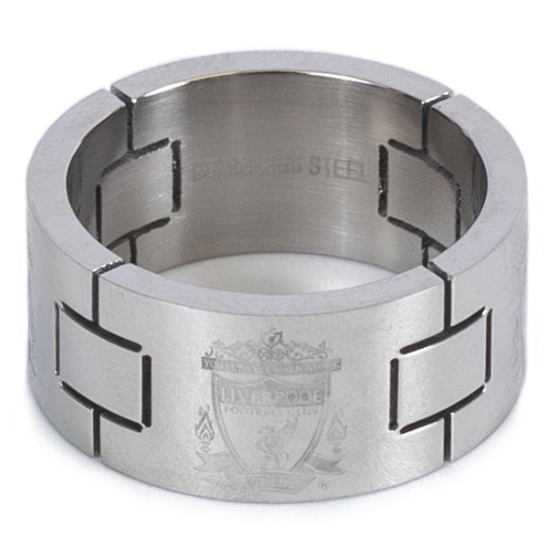 Liverpool Fc Link Ring Small available to buy at www.giftsfinder.co.uk