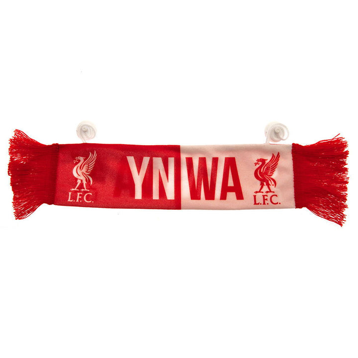 Liverpool Fc Mini Car Scarf Lb available to buy at www.giftsfinder.co.uk