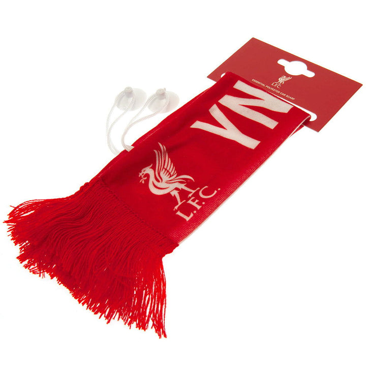 Liverpool Fc Mini Car Scarf Lb available to buy at www.giftsfinder.co.uk