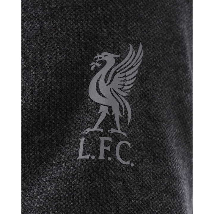 Liverpool Fc Neon Panel Polo Mens Charcoal Small available to buy at www.giftsfinder.co.uk