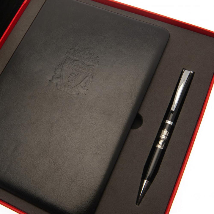 Liverpool Fc Notebook & Pen Set available to buy at www.giftsfinder.co.uk