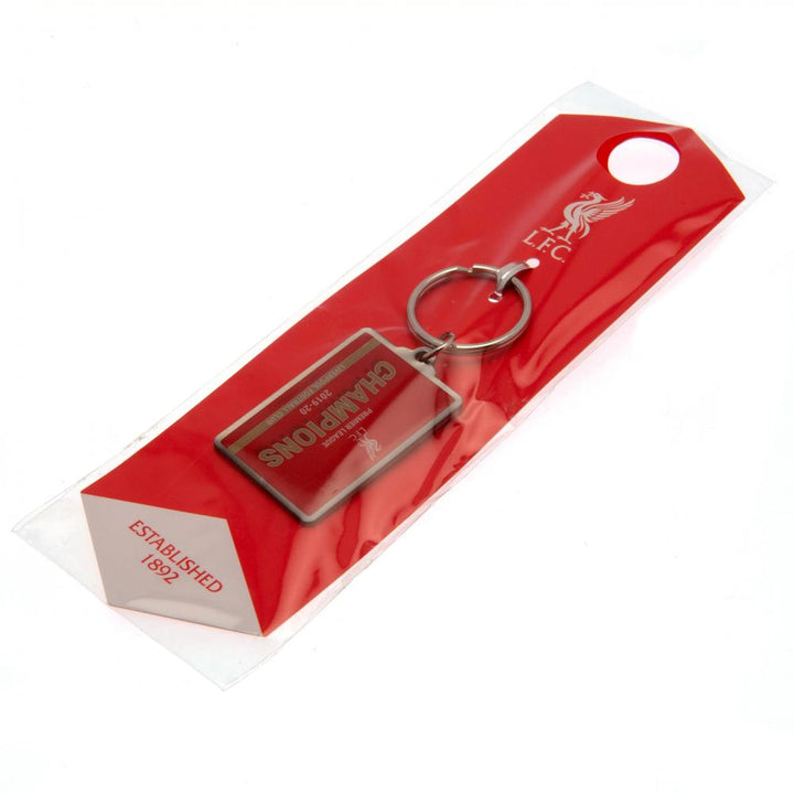 Liverpool Fc Premier League Champions Keyring available to buy at www.giftsfinder.co.uk