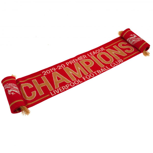 Liverpool Fc Premier League Champions Scarf available to buy at www.giftsfinder.co.uk