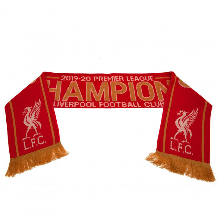 Liverpool Fc Premier League Champions Scarf available to buy at www.giftsfinder.co.uk