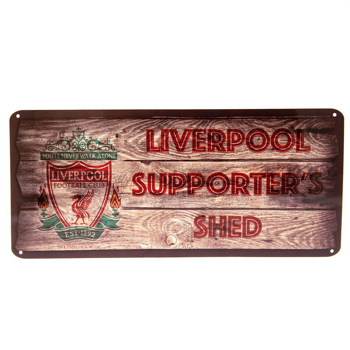 Liverpool Fc Shed Sign available to buy at www.giftsfinder.co.uk