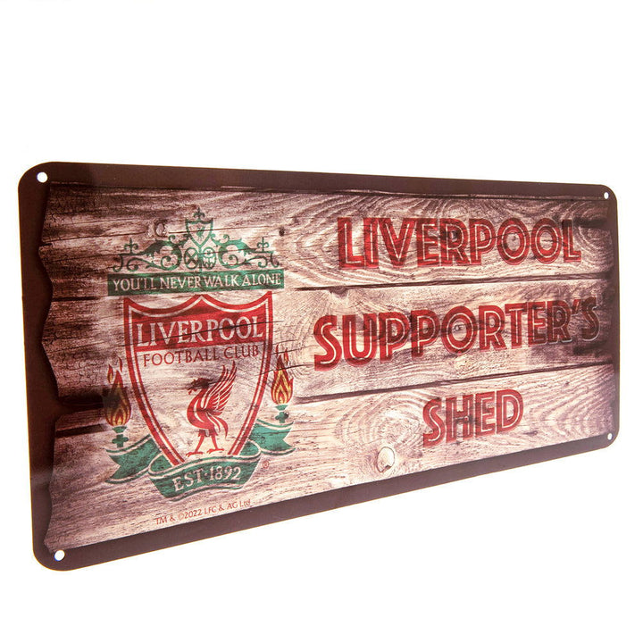 Liverpool Fc Shed Sign available to buy at www.giftsfinder.co.uk