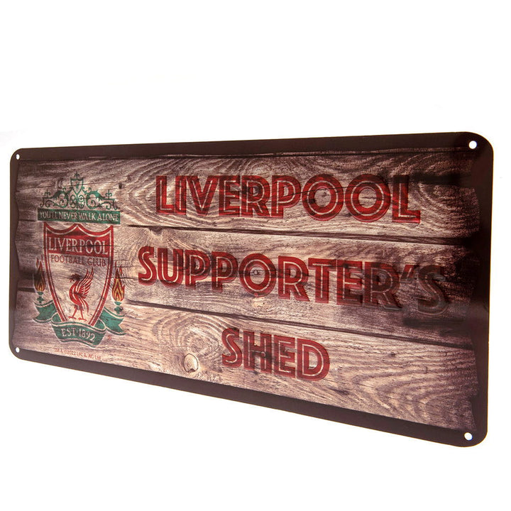 Liverpool Fc Shed Sign available to buy at www.giftsfinder.co.uk