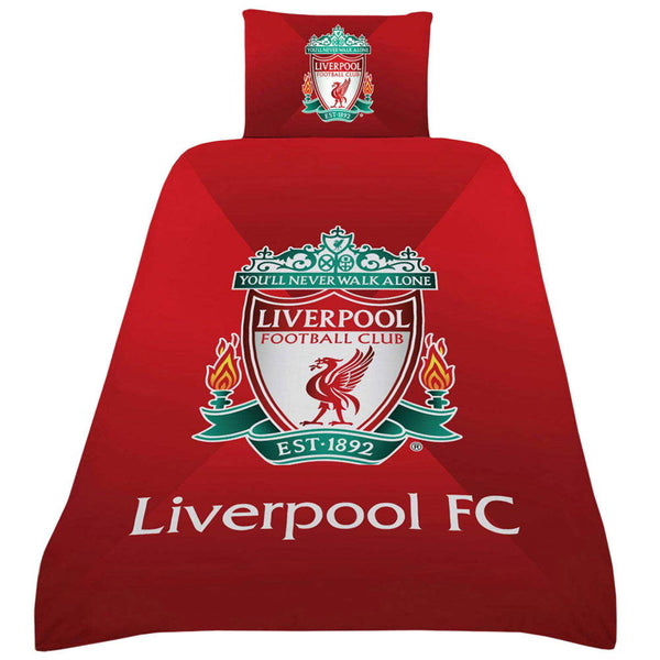 Liverpool Fc Single Duvet Set Gr available to buy at www.giftsfinder.co.uk