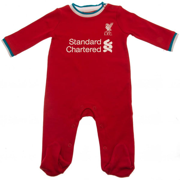 Liverpool Fc Sleepsuit 9-12 Mths Gr available to buy at www.giftsfinder.co.uk