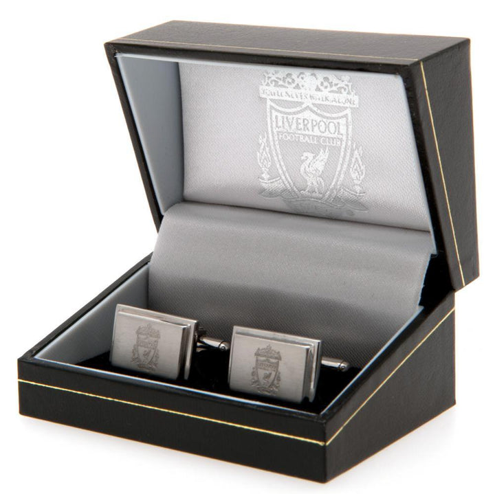 Liverpool Fc Stainless Steel Cufflinks available to buy at www.giftsfinder.co.uk