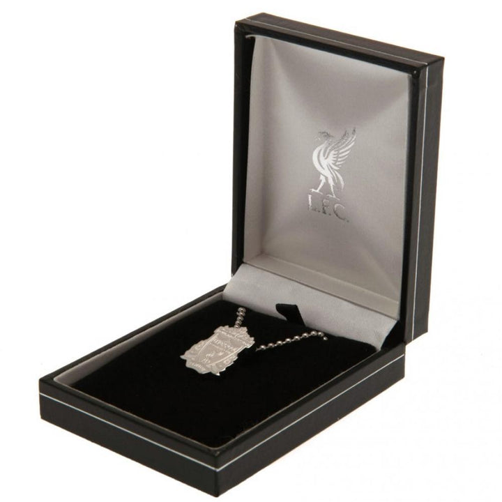 Liverpool Fc Stainless Steel Pendant & Chain available to buy at www.giftsfinder.co.uk