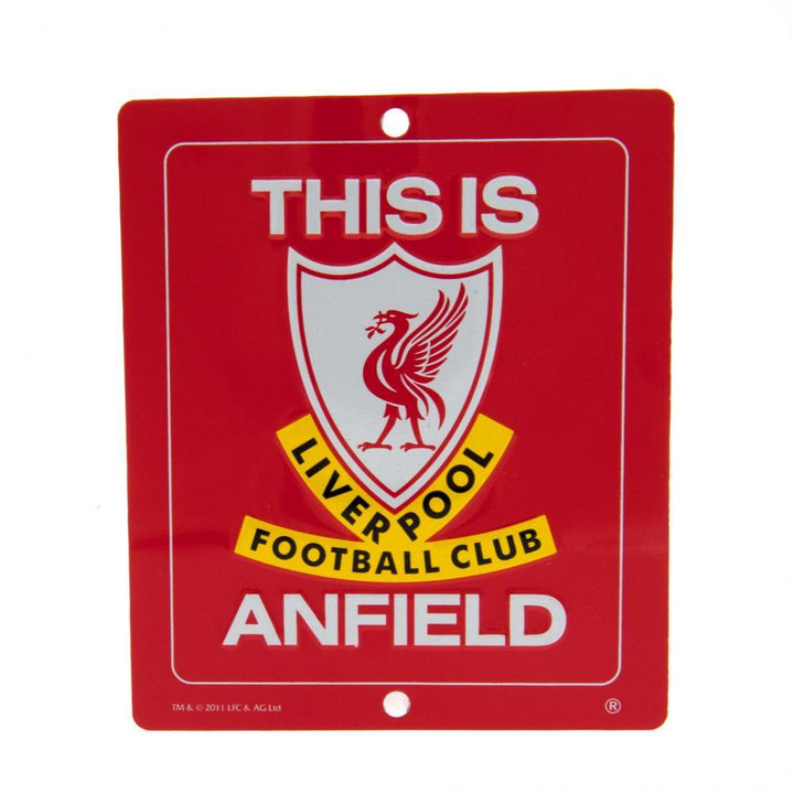 Liverpool Fc Window Sign Sq available to buy at www.giftsfinder.co.uk