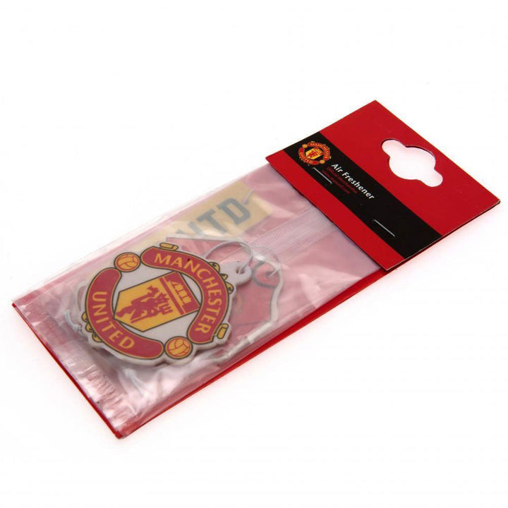 Manchester United Fc 3Pk Air Freshener available to buy at www.giftsfinder.co.uk