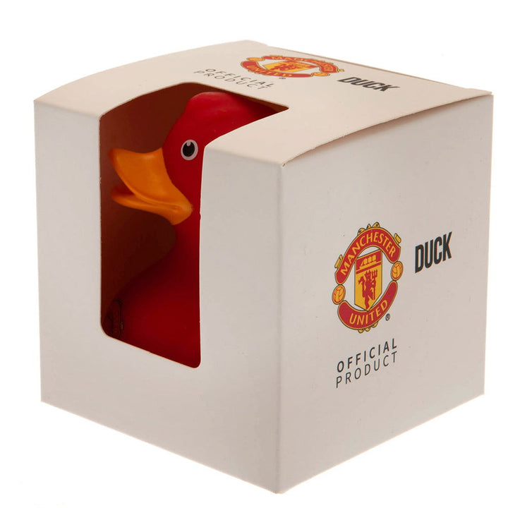 Manchester United Fc Bath Time Duck available to buy at www.giftsfinder.co.uk