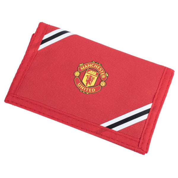 Manchester United Fc Core Stripe Wallet available to buy at www.giftsfinder.co.uk