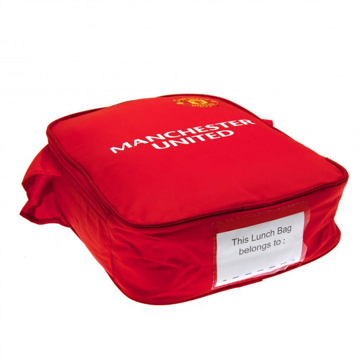 Manchester United Fc Kit Lunch Bag available to buy at www.giftsfinder.co.uk