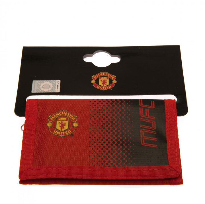 Manchester United Fc Nylon Wallet available to buy at www.giftsfinder.co.uk