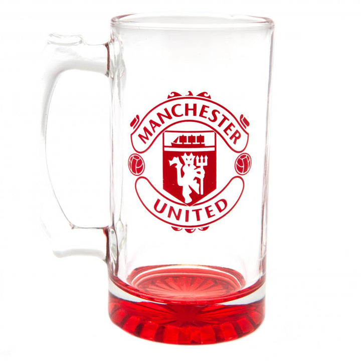 Manchester United Fc Stein Glass Tankard available to buy at www.giftsfinder.co.uk