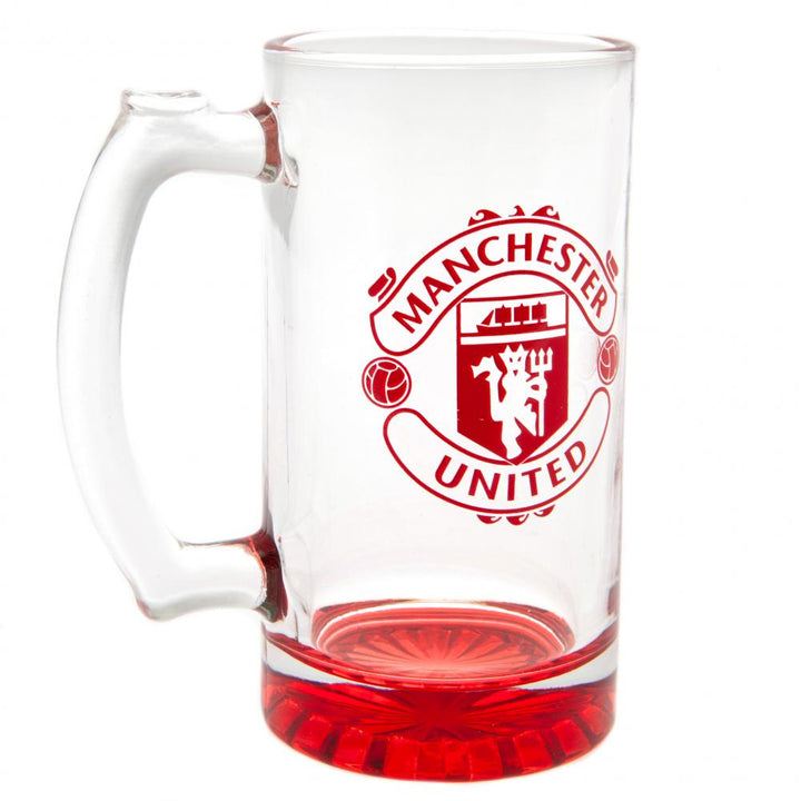 Manchester United Fc Stein Glass Tankard available to buy at www.giftsfinder.co.uk