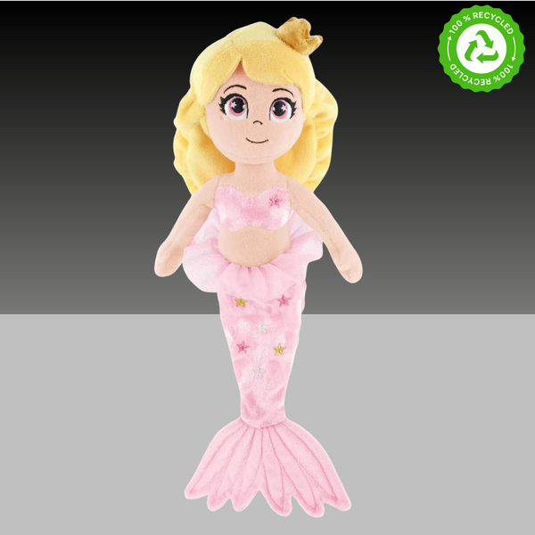 Keeleco Pink Mermaid Soft Toy 25Cm Plush