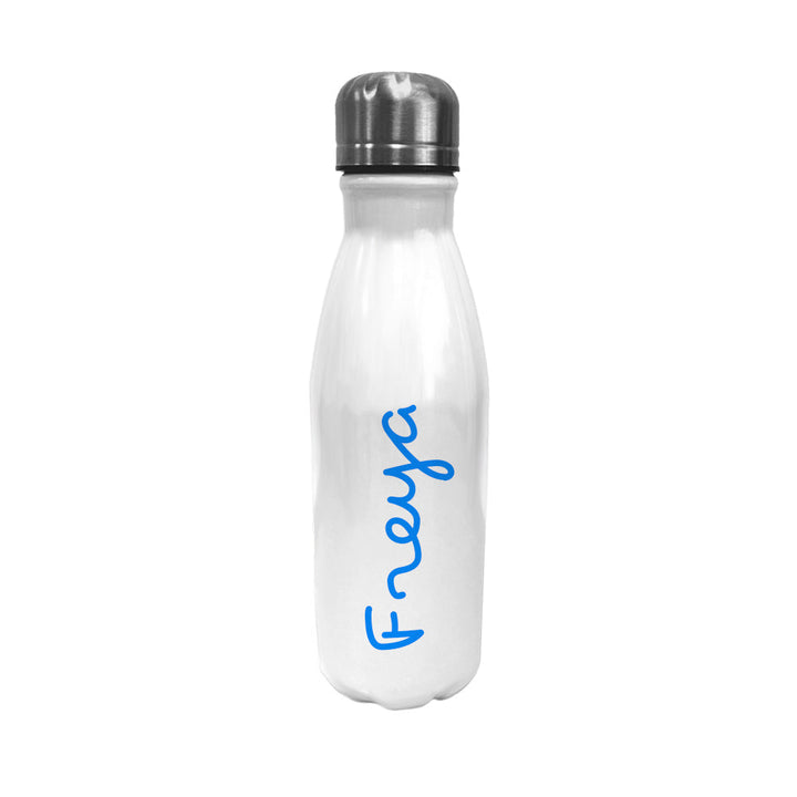 Personalised Summer Island Insulated Water Bottle - Blue in gift category Personalised Water Bottles