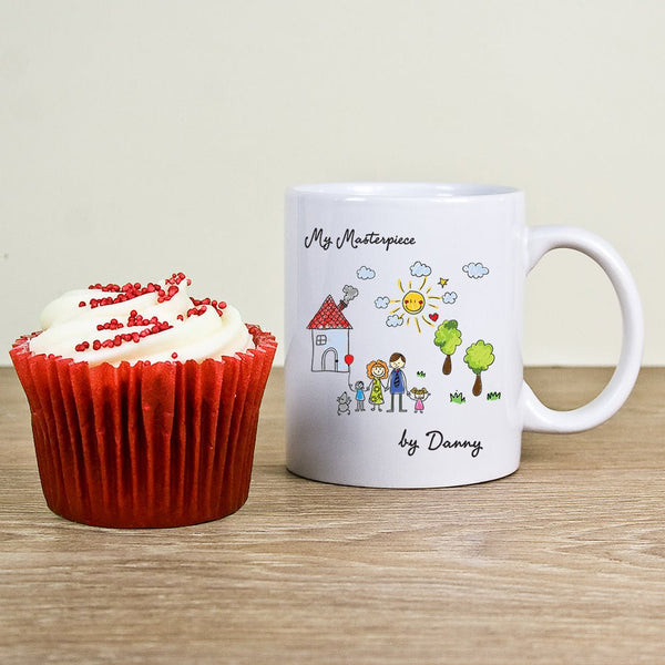 Buy My Mini Masterpiece Personalised Artwork Mug available now at www.giftsfinder.co.uk