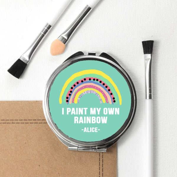 My Own Rainbow Round Compact Mirror in gift category 