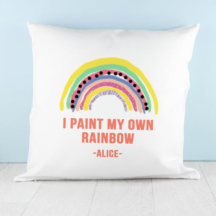 Buy My Own Rainbow Square Cushion Cover available now at www.giftsfinder.co.uk