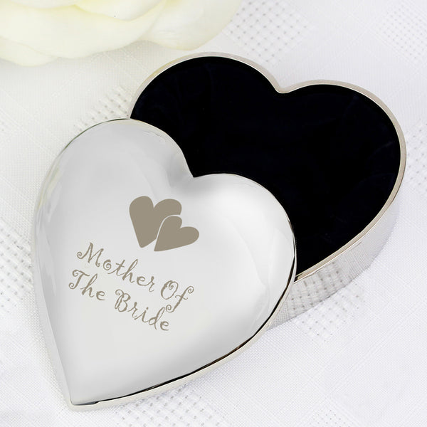 Buy Mother Of Bride Heart Trinket Box available now at www.giftsfinder.co.uk