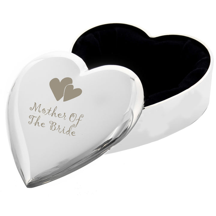 Mother Of Bride Heart Trinket Box - part of the Gifts Finder Personalised Wedding Gifts collection