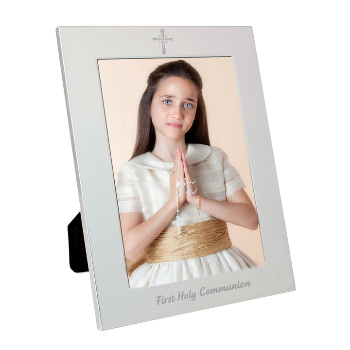 Silver 5x7 Holy Communion  Photo Frame in gift category Personalised Photo Frames