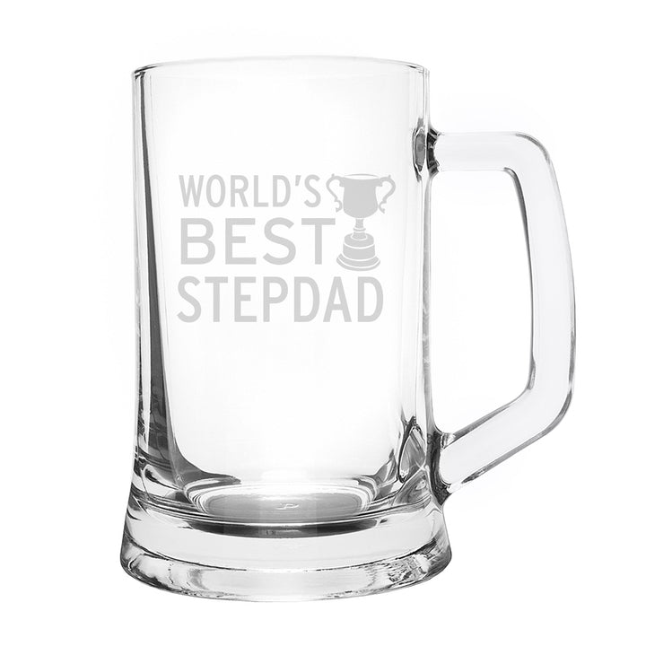 Worlds Best Step Dad Stern Tankard in gift category Personalised Father's Day Gifts