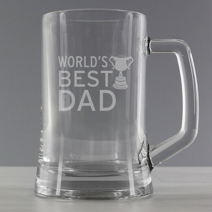 Worlds Best Dad Tankard - part of the Gifts Finder Personalised Father's Day Gifts collection