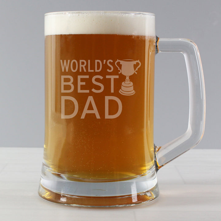 Worlds Best Dad Tankard - part of the Gifts Finder Personalised Father's Day Gifts collection