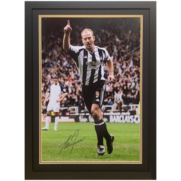 Newcastle United Fc Shearer Signed Framed Print available to buy at www.giftsfinder.co.uk