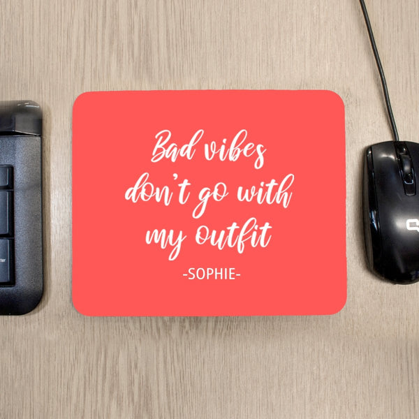 Buy No Bad Vibes Mouse Pad available now at www.giftsfinder.co.uk