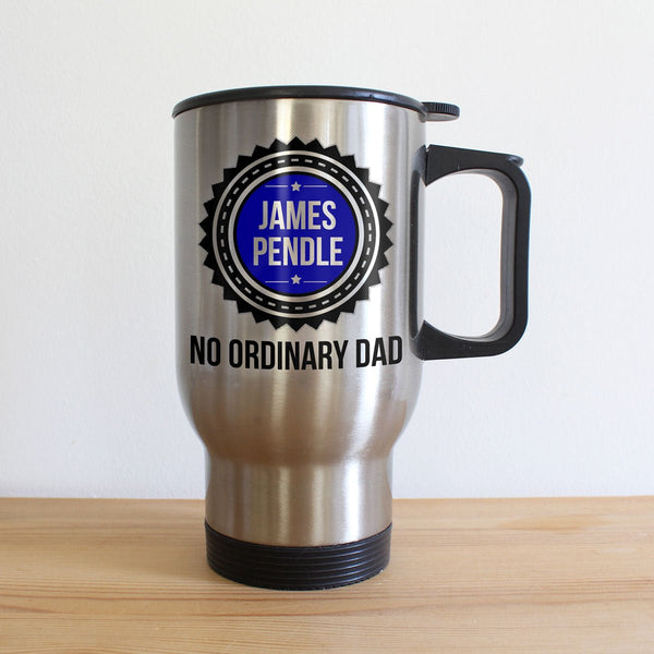 Buy No Ordinary Dad Travel Mug available now at www.giftsfinder.co.uk