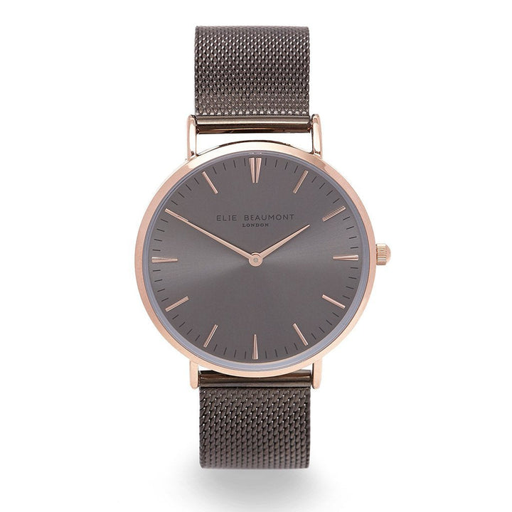 Own Handwriting Elie Beaumont Dark Grey Ladies Watch - part of the Gifts Finder Personalised Watches collection