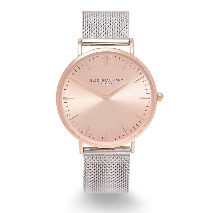 Own Handwriting Elie Beaumont Rose Silver Watch - Wear We Met