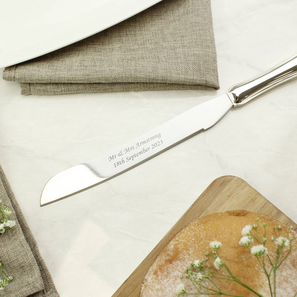 Buy Personalised Classic Cake Knife available now at www.giftsfinder.co.uk