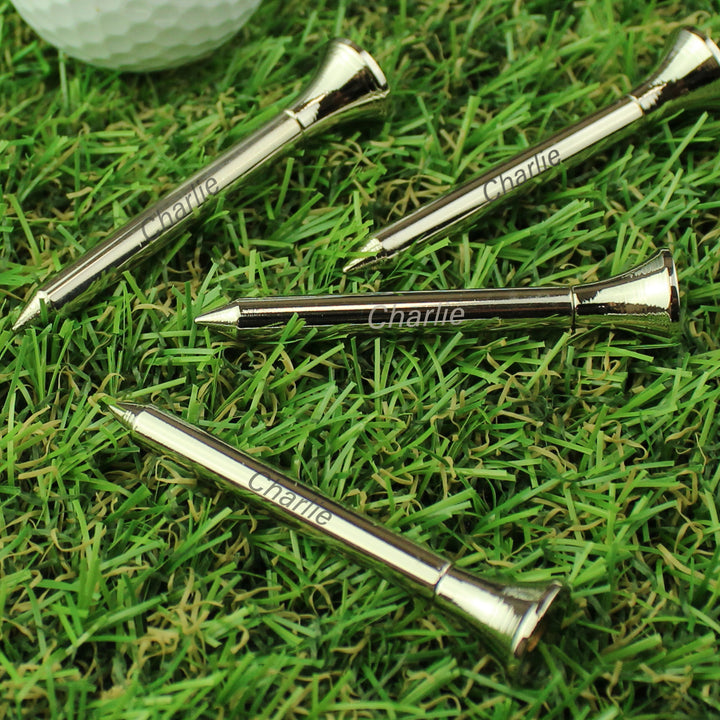 Buy Personalised Pack of 4 Golf Tees at www.giftsfinder.co.uk