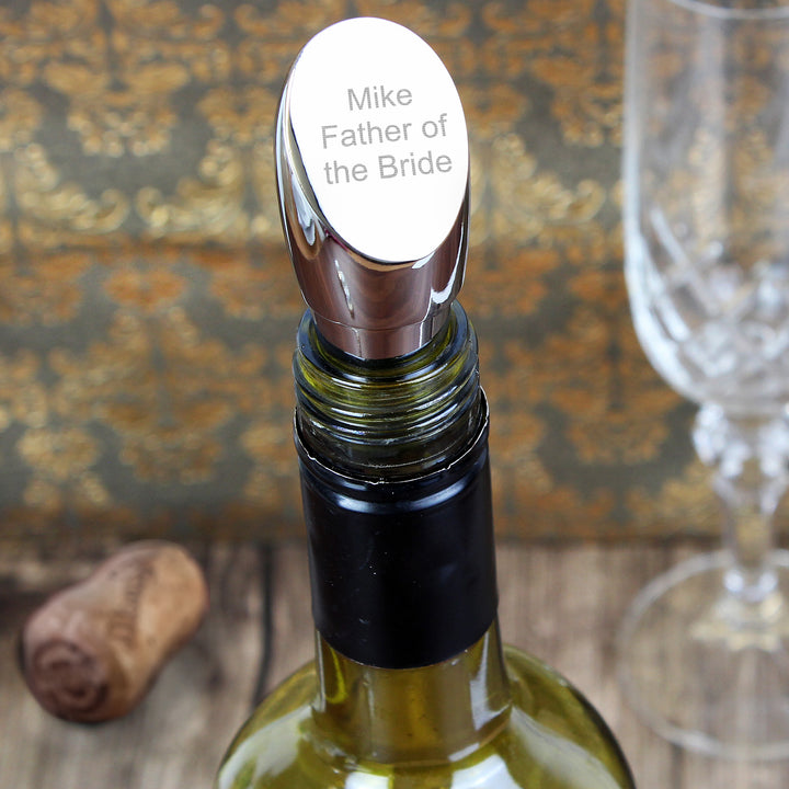 Personalised Wine Stopper in gift category Personalised Wine Stoppers