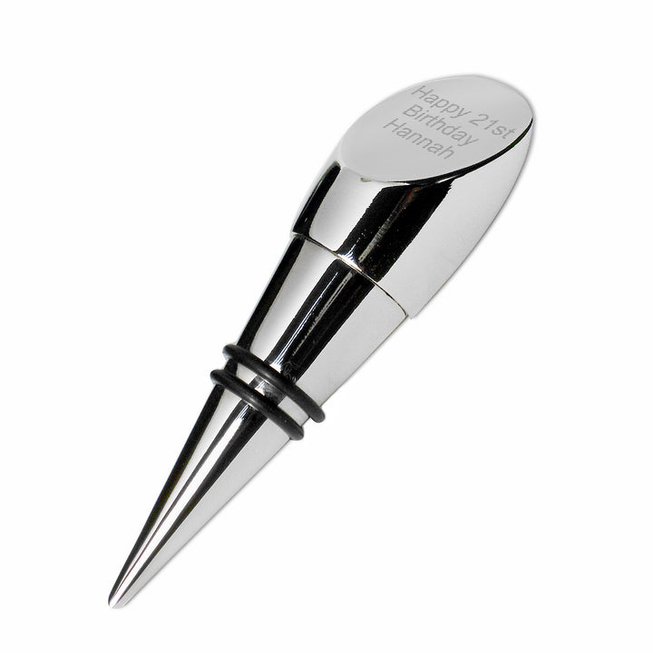 Personalised Wine Stopper in gift category Personalised Wine Stoppers