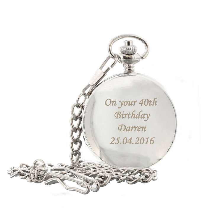 Buy Personalised Pocket Fob Watch at www.giftsfinder.co.uk