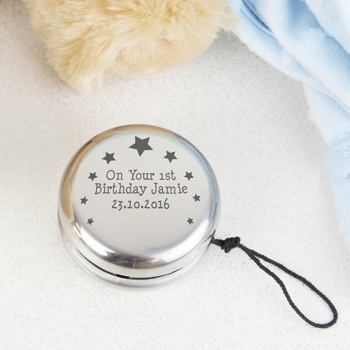 Personalised Stars Yoyo in gift category Personalised Yoyos